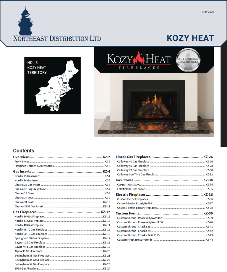 Kozy-Heat Catalog